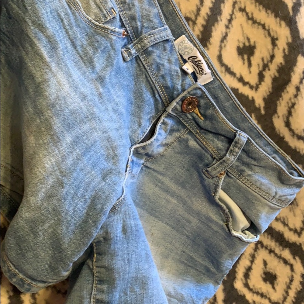 Never worn denim shorts